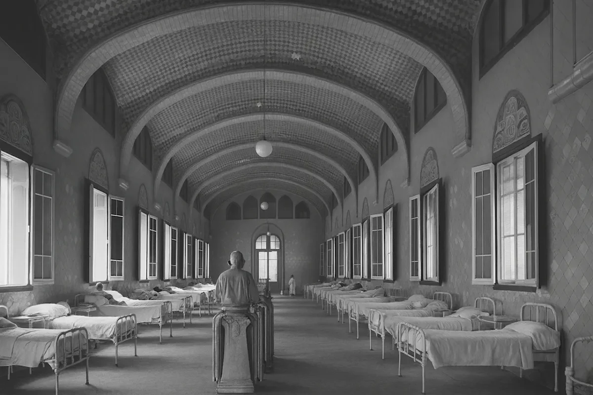 История Сан-Пау (госпиталь) - (Hospital de la Santa Creu i Sant Pau) в Барселоне