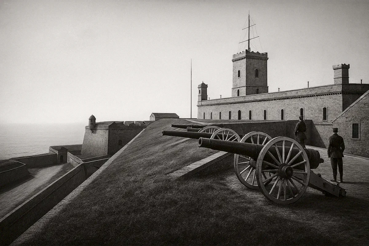 История - Крепость Монтжуик (Castell de Montjuïc) - Барселона