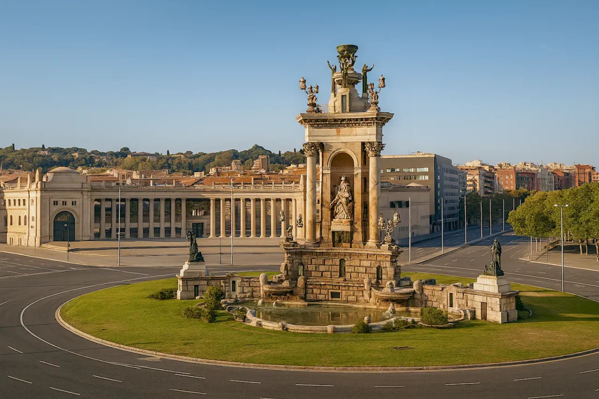 Площадь Испании (Plaza de España) в Барселоне