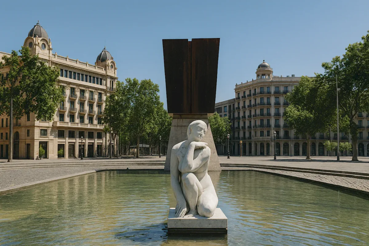 Площадь Каталонии (Plaça de Catalunya) в Барселоне