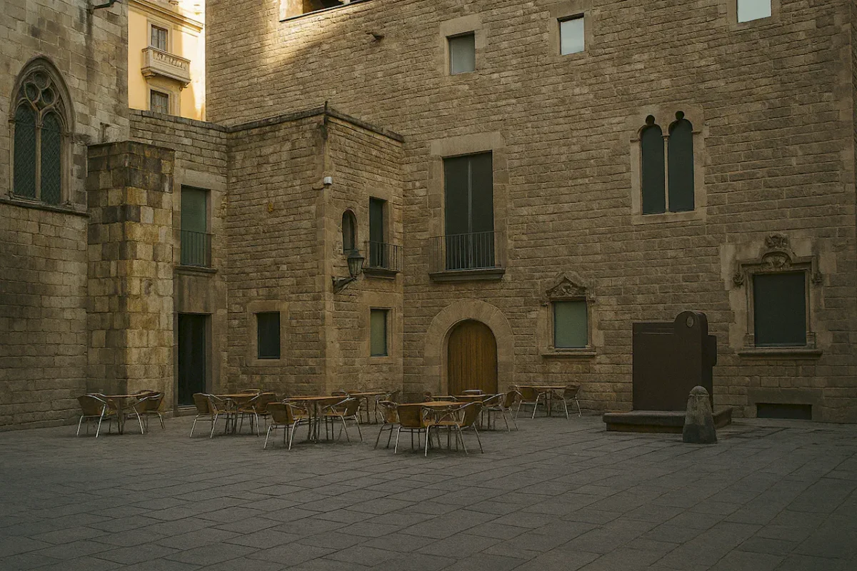 Площадь Короля (Plaça del Rei) в Барселоне