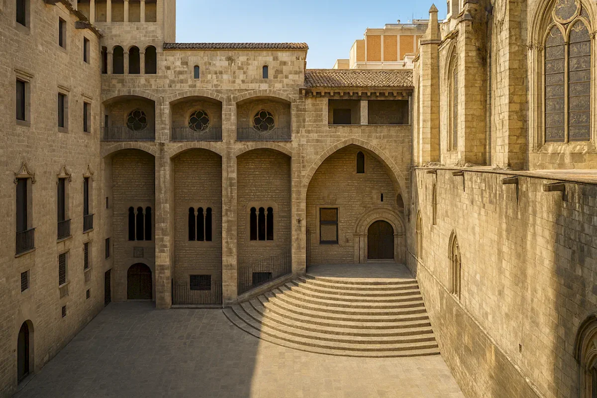 Площадь Короля (Plaça del Rei) в Барселоне