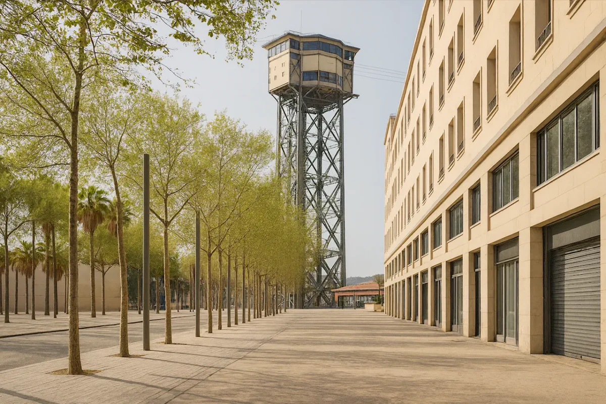 Портовая канатная дорога (Teleférico del Puerto) в Барселоне