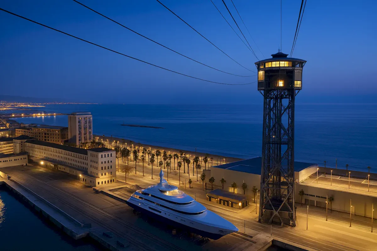 Портовая канатная дорога (Teleférico del Puerto) в Барселоне