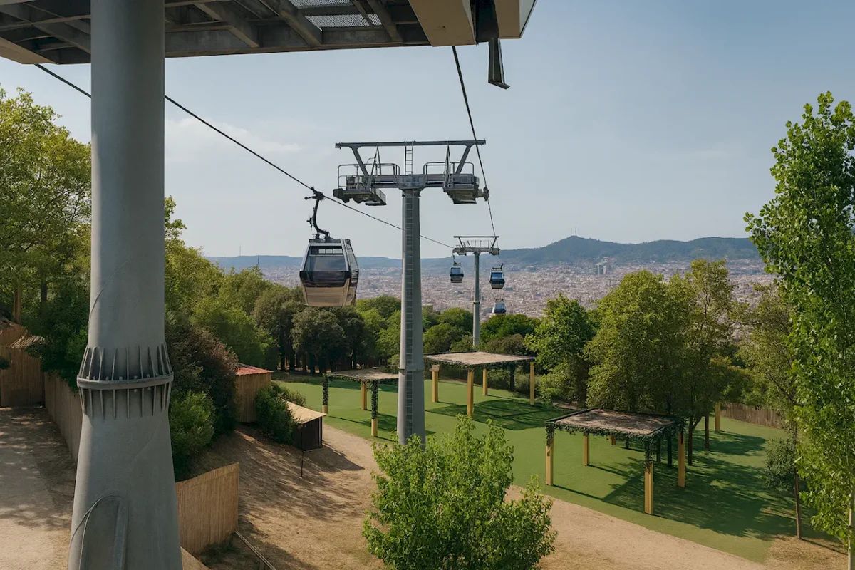 Канатная дорога Монтжуик (Teleferico de Montjuic) - Барселона
