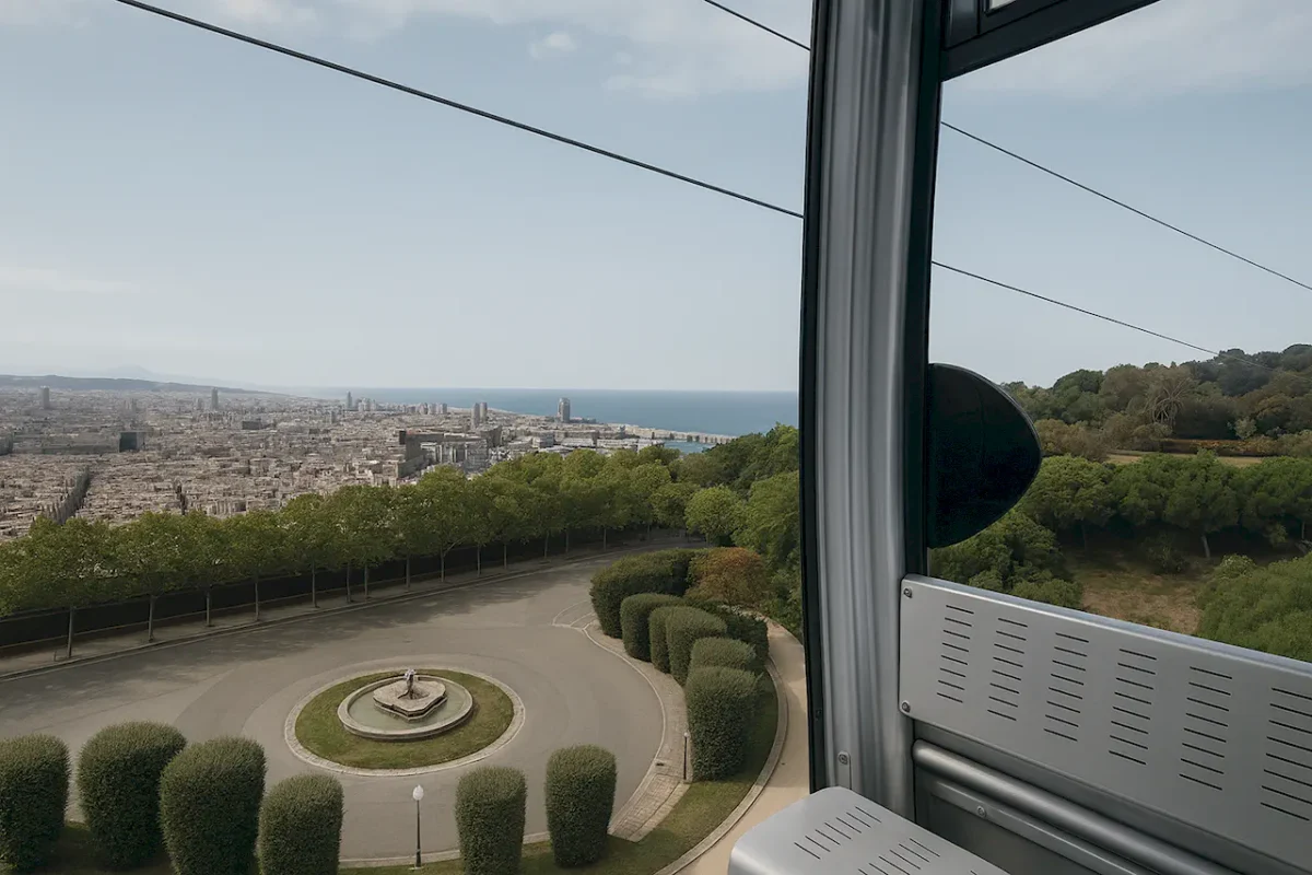 Канатная дорога Монтжуик (Teleferico de Montjuic) - Барселона