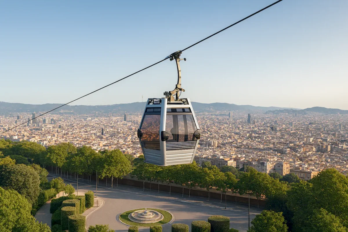 Канатная дорога Монтжуик (Teleferico de Montjuic) - Барселона