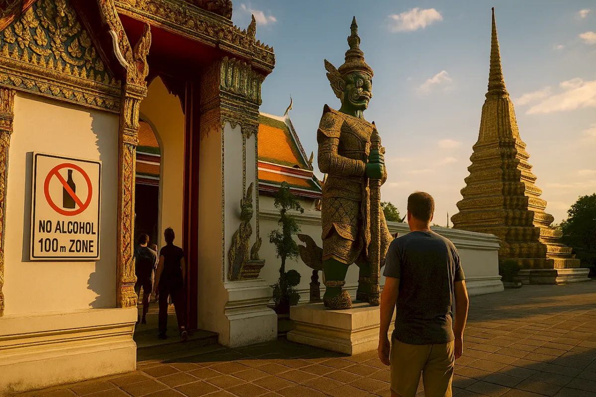 Где категорически запрещен алкоголь в Таиланде 2025