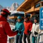 Проверка обязательных горнолыжных шлемов на итальянском курорте с сезона 2025/2026 в Доломитовых Альпах